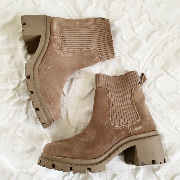 Steve Madden Zappa Lug Sole Bootie Size 7.5 New - Picture 5 of 5